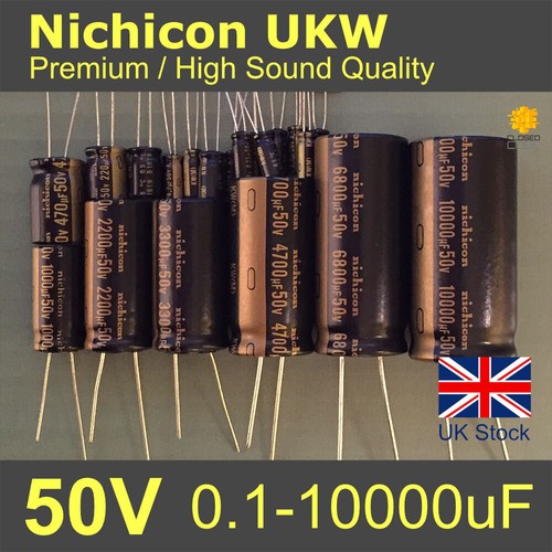 Nichicon ukw 50v premium audio - nichicon,