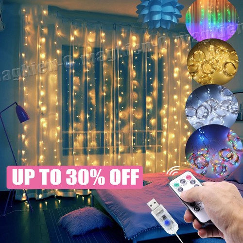 300 led curtain - led, lights