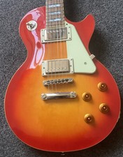 Epiphone Lightweight Les Paul Std Rare Chambered Electric Guitar Cherry Sunburst