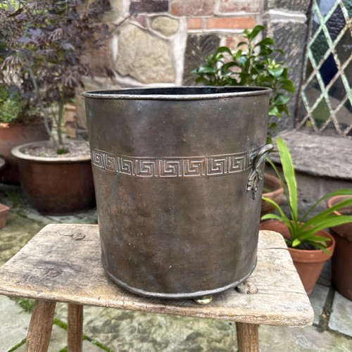 Large round copper - large, metal