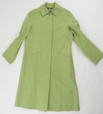 Mackintosh Handmade Raincoat Womens M (Fits Slim S/XS) Green Rubber Cotton