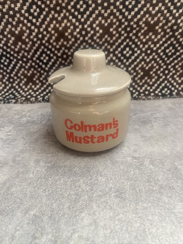 Colmans mustard pot - pot,