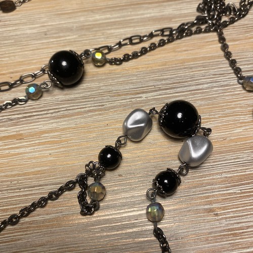 Vintage necklace large - necklace,, beads