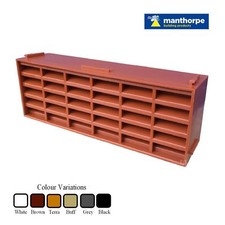Manthorpe Interlocking Air Brick Vent 9" x 3" Grille for Air Flow Ventilation