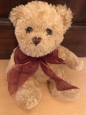BHS Teddy Bear Beige Red
