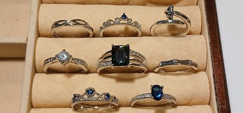 Job lot costume rings various - job,