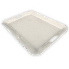 Rustic Melamine Tray (Cream)