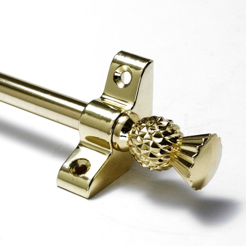 Polished brass stair - rods,