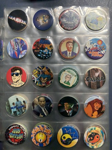 Collection pogs and - pogs,