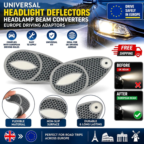 Universal headlight deflectors - headlight,