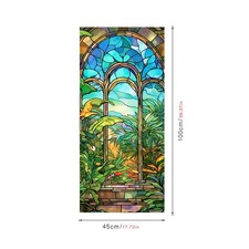 Privacy Rainbow Frosted Window