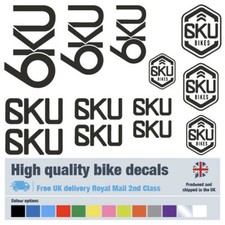 6KU bike decals labels with