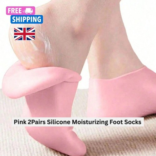 2pcs silicone foot care socks - silicone,