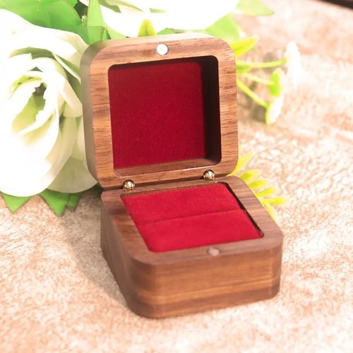 Ring case wooden - wooden, box