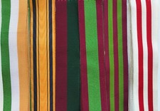 Full Size British Military Medal Ribbons VICTORIAN C19th, 6" lengths  *[VIC1]