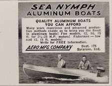 1955 Print Ad Sea Nymph