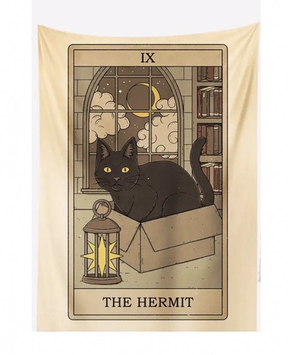 The hermit cat tarot - the,