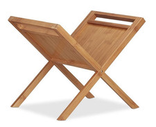 WOODEN MAGAZINE RACK FREE