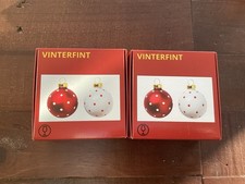 8 X IKEA VINTERFINT RED +