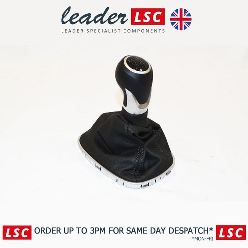 Gear lever knob - and, gaitor