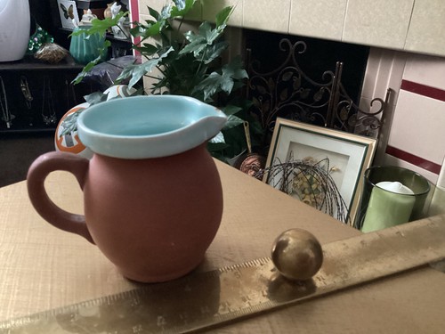Vintage small terracotta brown - small,