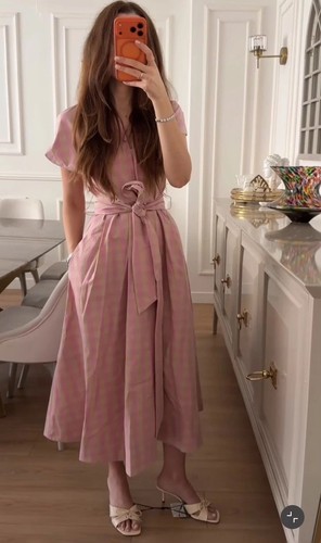 Zara new woman - belted, midi