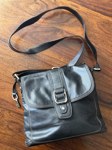 Fossil black leather - fossil,