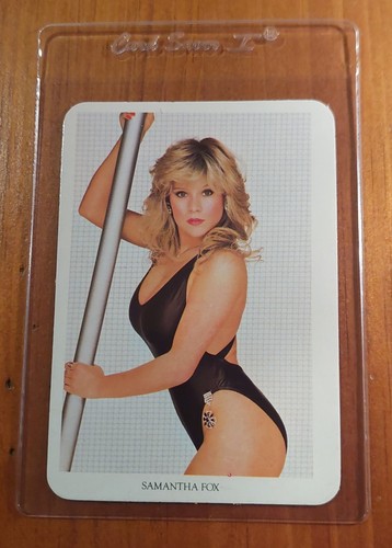 1992 samantha fox calendar - fox,