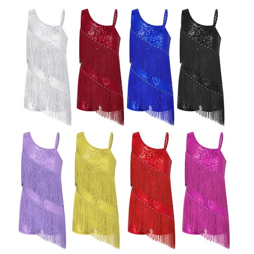 Girls sequins ballroom tassel - sequins,