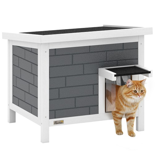 Pawhut outdoor cat - pawhut, house
