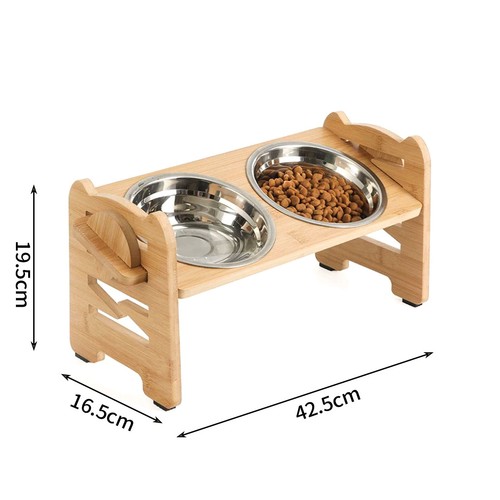 Dog food feeding stand station - feeding,