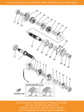 YAMAHA Collar, 90387-25802 OEM