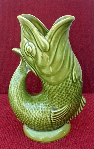 Vintage devon pottery green - devon,