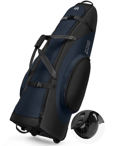 Padded golf travel bag with - travel,