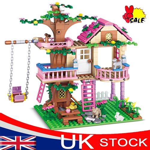 Tree house building block set - tree,