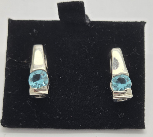 Turquoise drop earrings silver - turquoise,