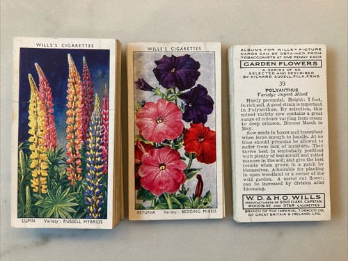 1939 wills garden flowers - 1939, wills's