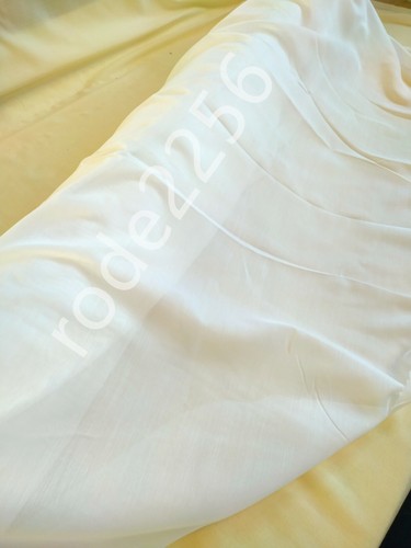 Voile fabric white cream - ,, white,