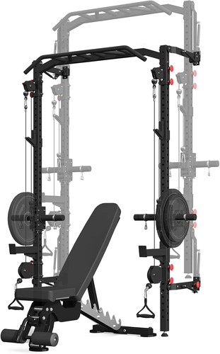 Wall mounted power rack - rack, cable