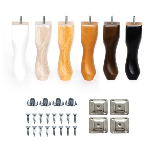Queen anne wooden - 8'',