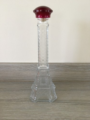 Glass eiffel tower bottle - eiffel,
