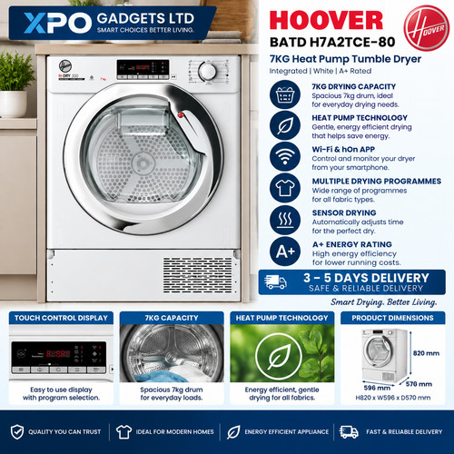 New hoover batd h7a2tce - hoover, h7a2tce-80
