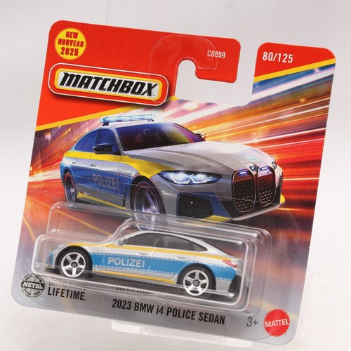 Matchbox 2023 bmw police - i4,