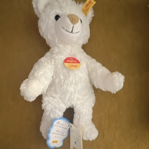 Steiff teddy bear - teddy, white