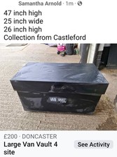 Van Vault Secure Tool Storage Box Heavy duty. Collection only,