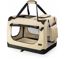 Dog transport box foldable for