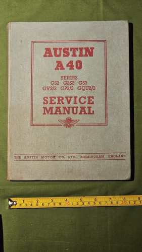 Austin a40 service manual - service,