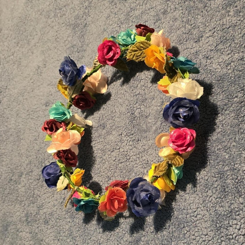 Multicolor floral flower crown - flower,