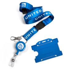 United Airlines Logo Lanyard