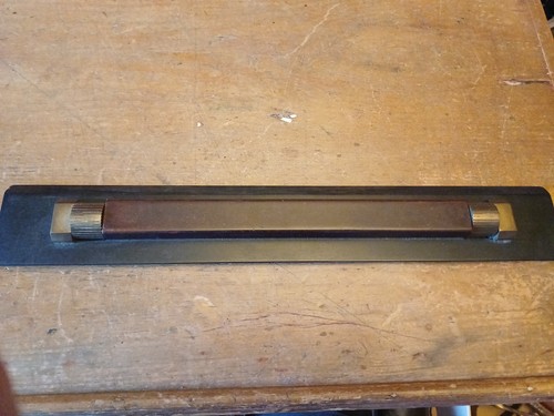 Antique ebony brass rolling - antique,